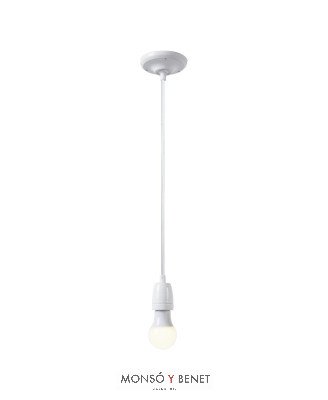 COLGANTE PORCELANA 7207-P BLANCO