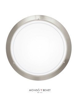 PLAFONES LED SUPERFICIE TECHO A-712/30C.PLATA MATE