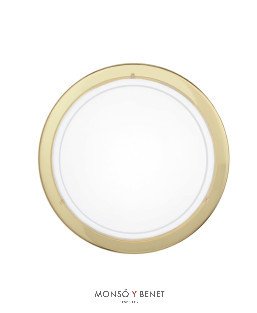 PLAFONES LED SUPERFICIE TECHO A-712/30C.DORADO