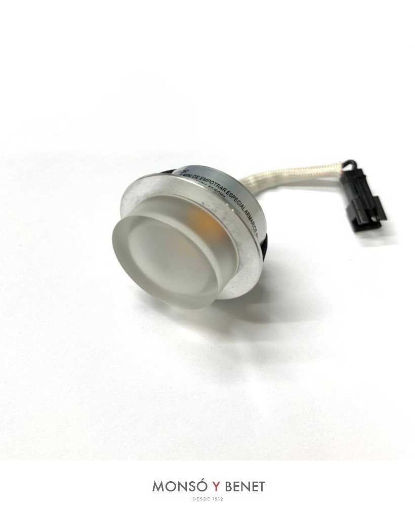 ARO EMPOTRAR MUEBLE LED PLASTICO MATE DL-9523 3000K
