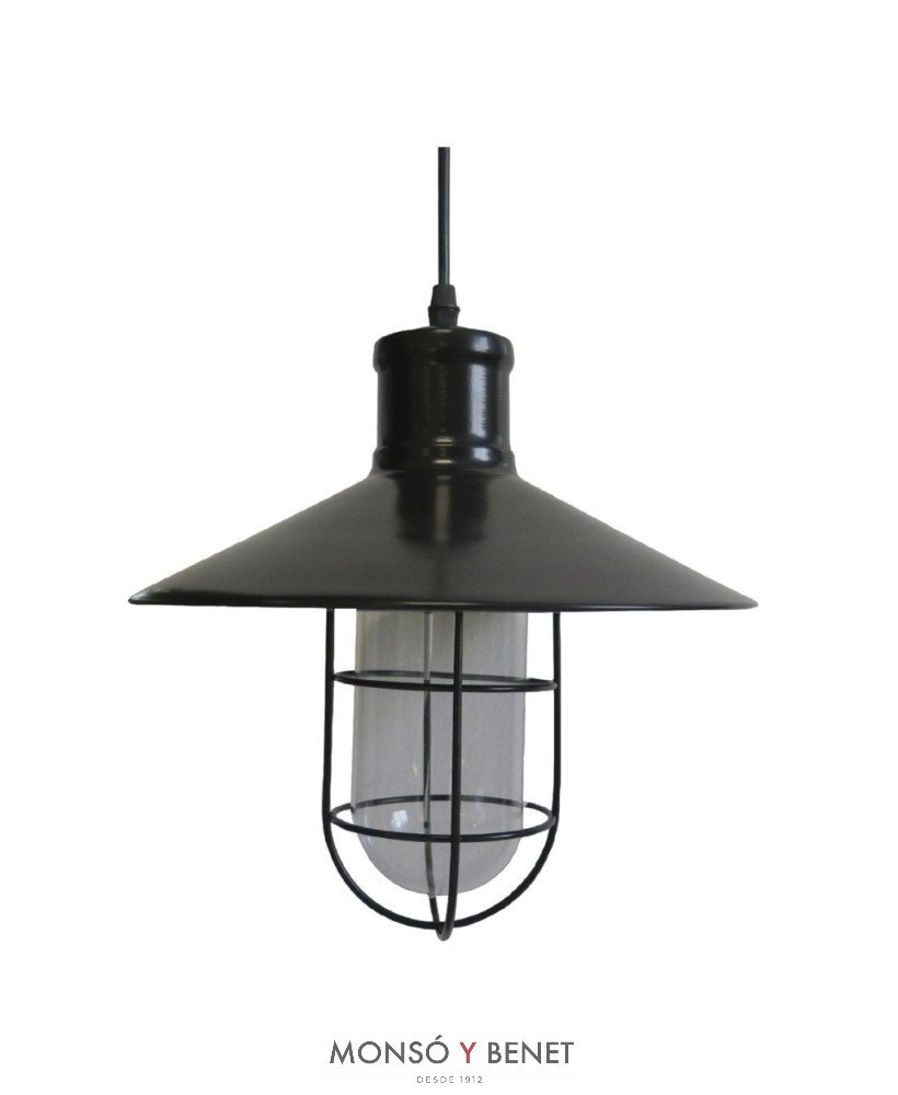 COLGANTE CADENA RETRO ART-06 NEGRO