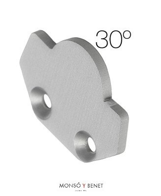TAPA FINAL PARA PERFIL TORINO DE DIFUSOR DE 60 GRADOS