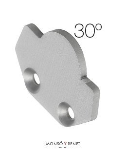 TAPA FINAL PARA PERFIL TORINO DE DIFUSOR DE 60 GRADOS