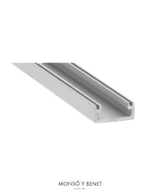 BARRA 2 METROS PERFIL ALUMINIO MILANO LPM-1
