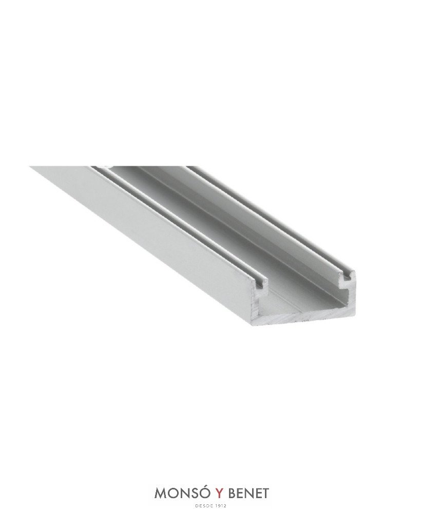 BARRA 2 METROS PERFIL ALUMINIO MILANO LPM-1