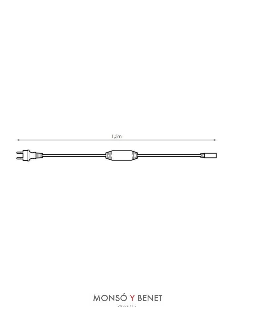 CONEXIÓN MANGUERA MINI NEON 230V.TMNC-1