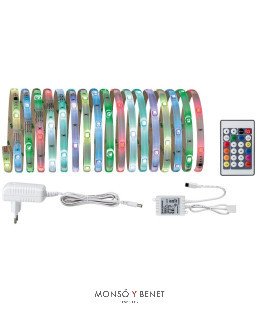 KIT 3 METROS TIRA FLEXIBLE LED K-3532 RGB