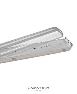 EQUIPO ESTANCO IP65 2X18W LED