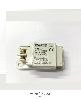 REACTANCIA L20.134 125V- 20W 922134