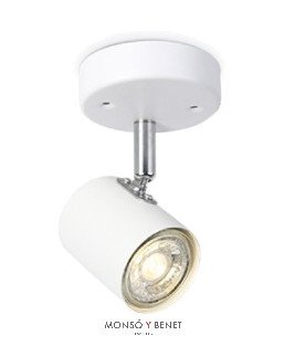 FOCO ORIENTABLE 1xGU10 MIGA-1 BLANCO