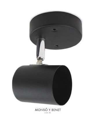 FOCO ORIENTABLE 1xGU10 MIGA-1 NEGRO