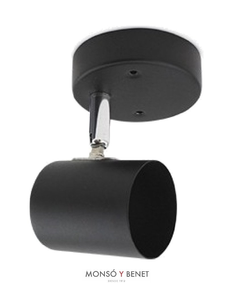 FOCO ORIENTABLE 1xGU10 MIGA-1 NEGRO