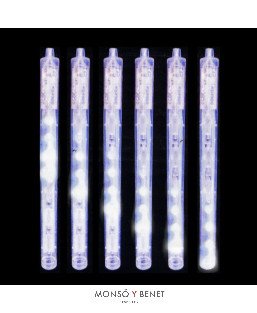 CONJUNTO 6 LÁGRIMAS LED 20CM. DI3005