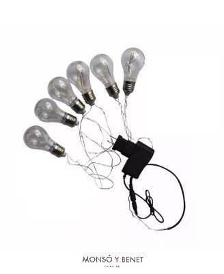 GUIRNALDA 6 BOMBILLAS CON LEDS 444545