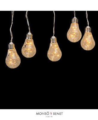 GUIRNALDA 6 BOMBILLAS CON LEDS 444545