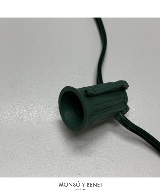 PORTALÁMPARAS E12 CON CABLE PARA ILUMINACIÓN DECORATIVA