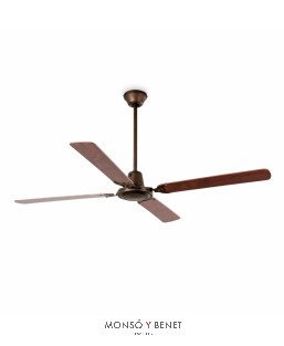 VENTILADOR TECHO MALVINAS MARRON