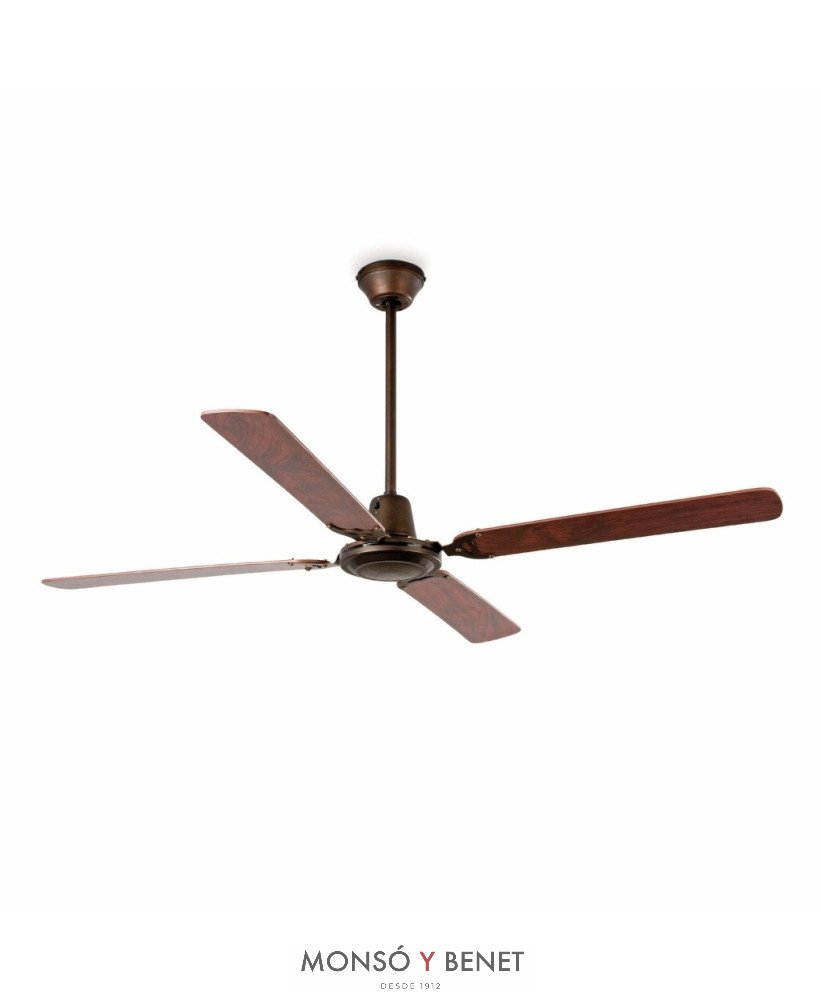VENTILADOR TECHO MALVINAS MARRON