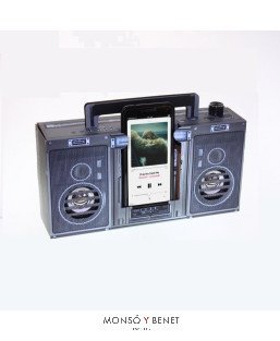 ALTAVOCES DE CARTÓN TIPO RADIO CASSETTE