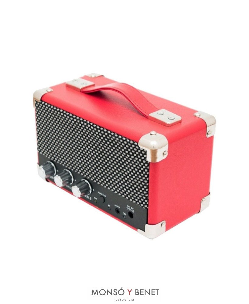 ALTAVOZ PORTATIL STEREO WESTWOOD MINI ROJO