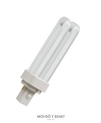 BOMBILLA FLUORESCENTE 2T 13W G24D1 4000K SUSTITUIDA POR LED