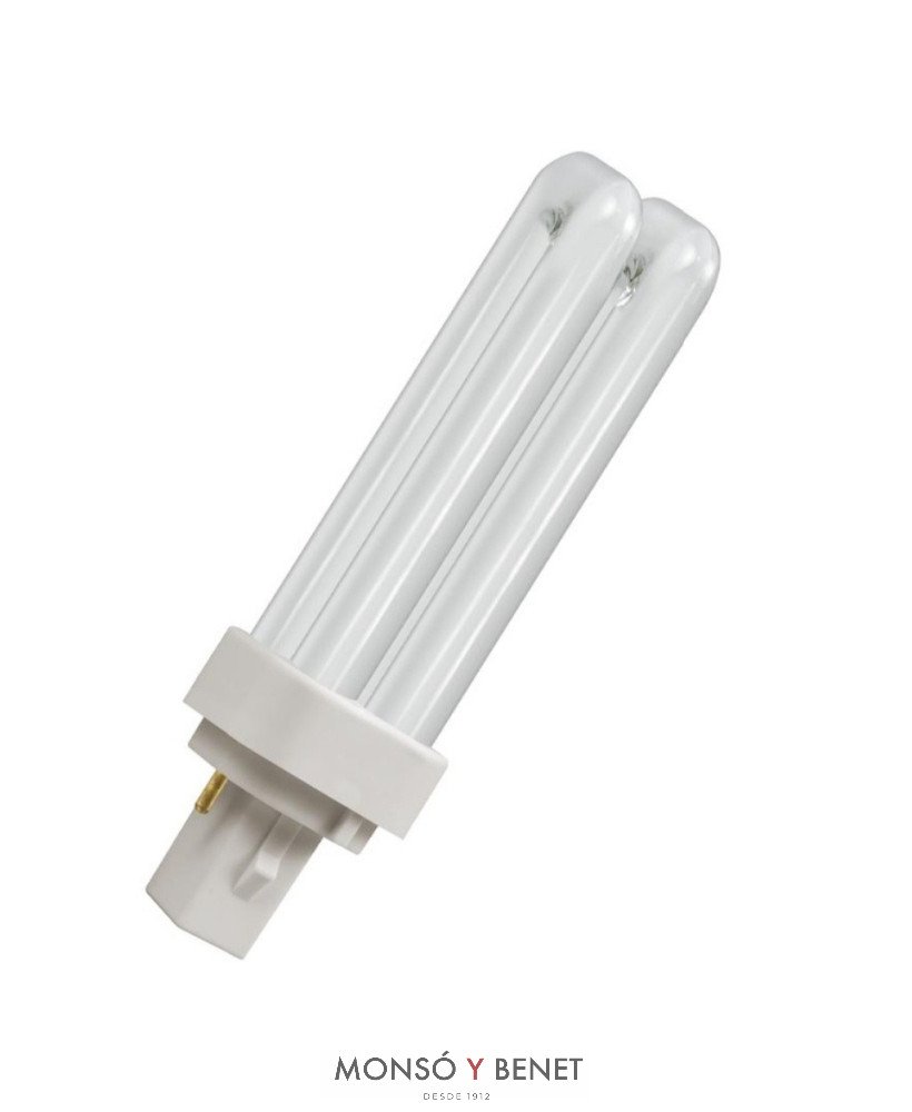 BOMBILLA FLUORESCENTE 2T 13W G24D1 3000K SUSTITUIDA POR LED