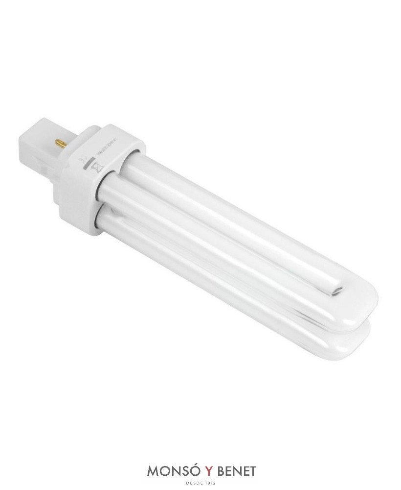 BOMBILLA FLUORESCENTE 2T 18W G24D2 2700K SUSTITUIDA POR LED