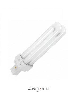 BOMBILLA FLUORESCENTE 2TUB.GE 26W G24D3 2K
