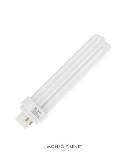 BOMBILLA FLUORESCENTE 2TUB.MARCA 26W G24Q3 4K