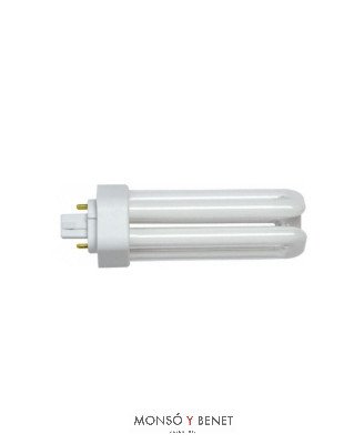 BOMBILLA FLUORESCENTE GE.3TUBOS 18W GX24D2 4K