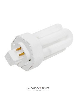 BOMBILLA FLUORESCENTE GE.3TUBOS 13W GX24Q1 2K