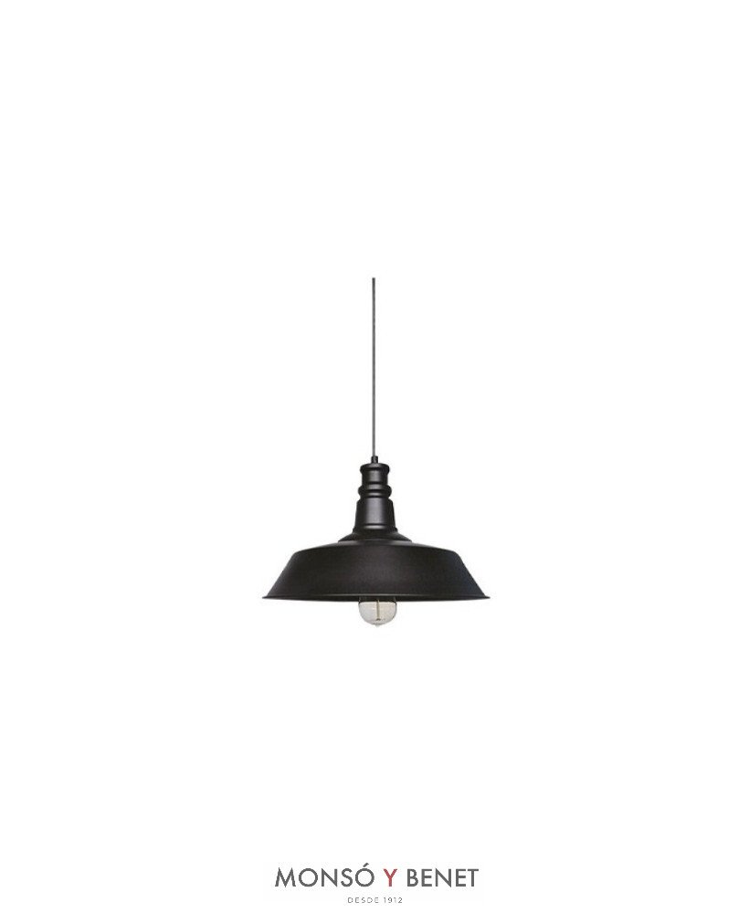 LÁMPARA DE TECHO DE METAL COLOR NEGRO LA-245
