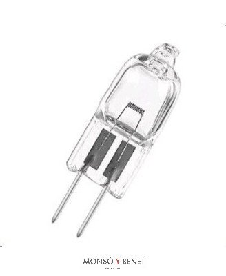 BOMBILLA HALOGENA BIPIN 230V 50W G6.3