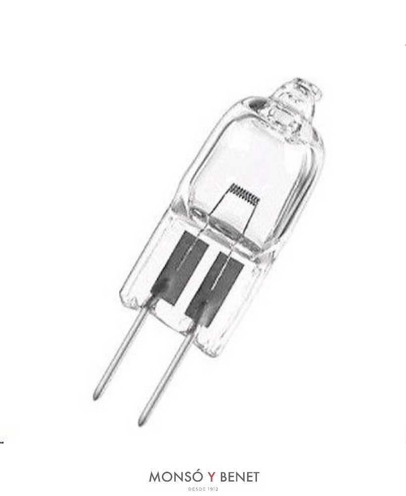BOMBILLA HALOGENA BIPIN 230V 50W G6.3