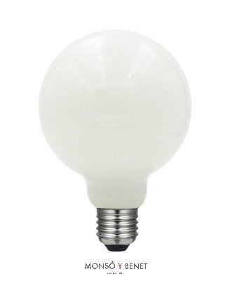 BOMBILLA GLOBO LED OPAL 125MM. FULLGLASS 230V 12W E27 2700K