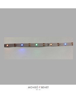 TIRA 90 LEDS MULTICOLORES FIJA 3 METROS D22010