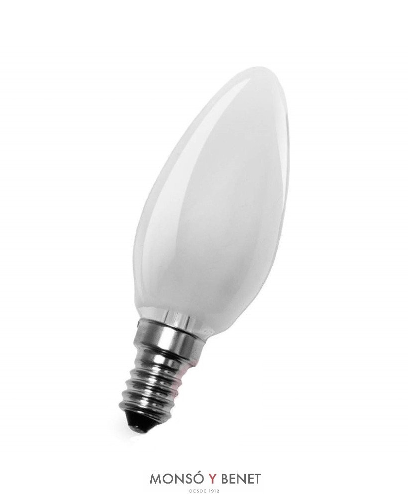 BOMBILLA VELA LISA MI.230V 60W E14