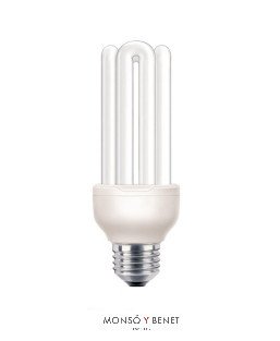 BOMBILLA FLUORESCENTE ELECTRONICA ECO.GE 23W E27 4K