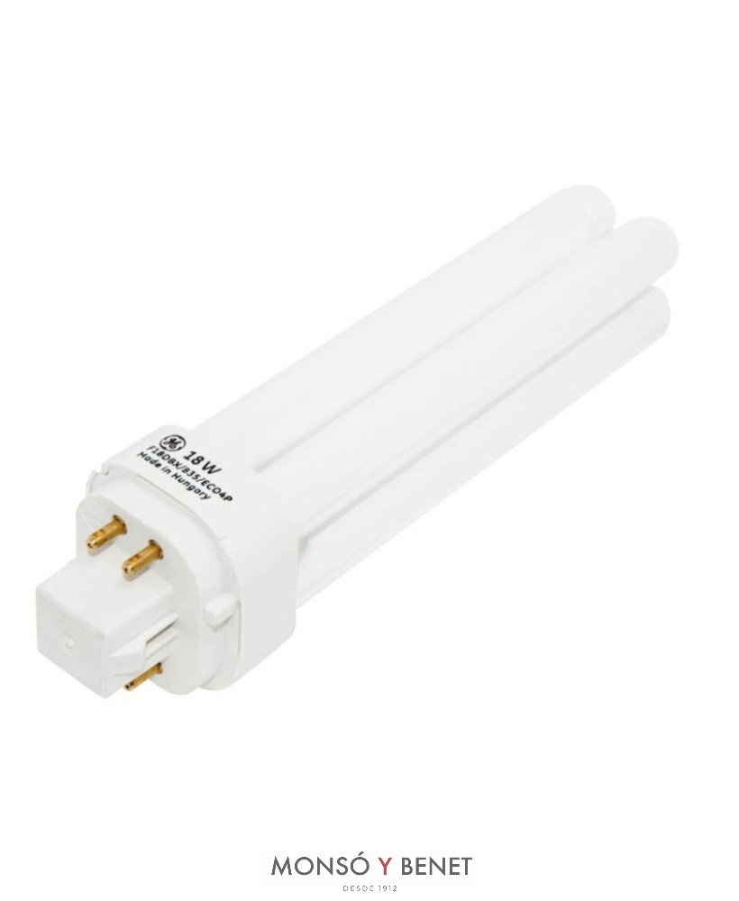 BOMBILLA FLUORESCENTE 2TUB.MARCA 18W G24Q2 3K