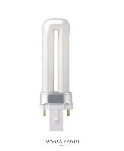 BOMBILLA FLUORESCENTE TIP.PL 7W G23 3000K SUSTITUIDA POR LED