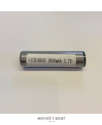 PILA RECARGABLE A IONES DE LITIO 2600mAh / 3.7V