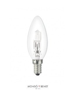 BOMBILLA HALOGENA VELA 230V 50W CLAR