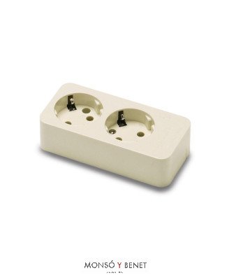 BASE 2 TOMAS SIN CABLE No. 752