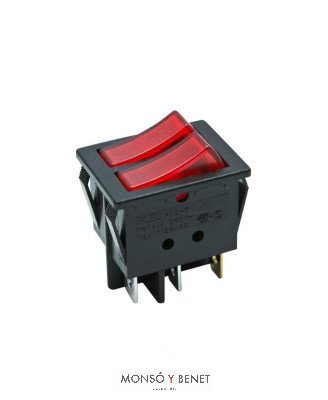 DOBLE INTERRUPTOR No. 8054 LUMIN