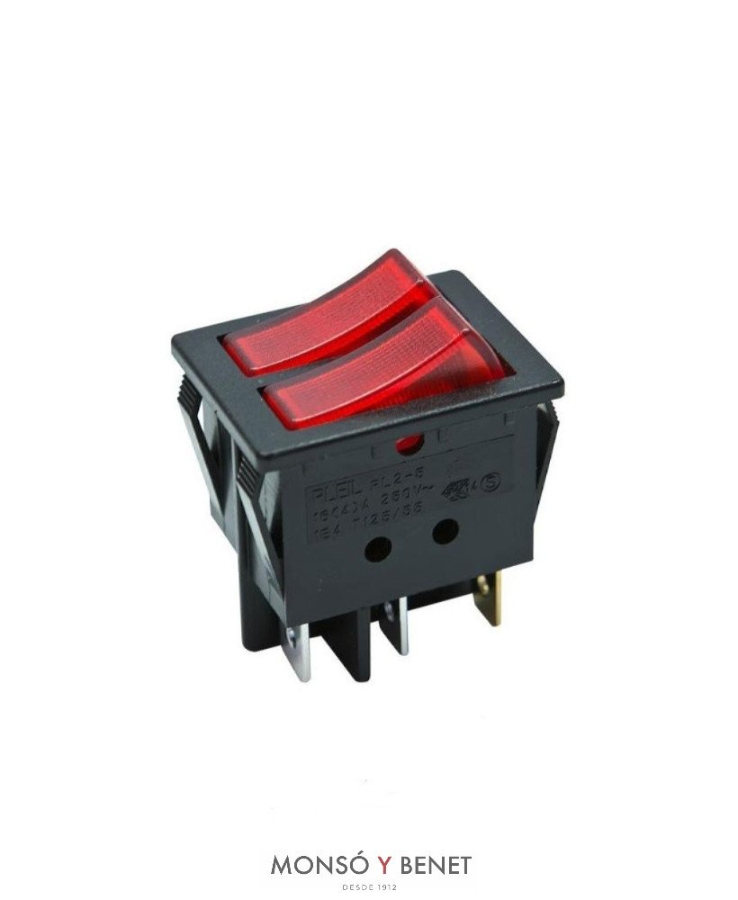 DOBLE INTERRUPTOR No. 8054 LUMIN