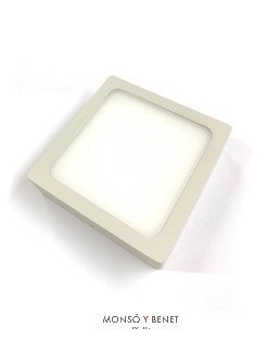 PLAFON CUADRADO SUPERFICIE LED KAJU-4 BLANCO