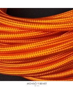 ROLLO 100M.TEXTIL 2X0.75 NARANJA 42