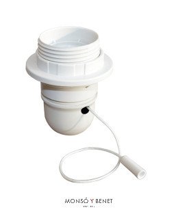 PORTALAMPARAS CORDEL No. 2168 BLANCO