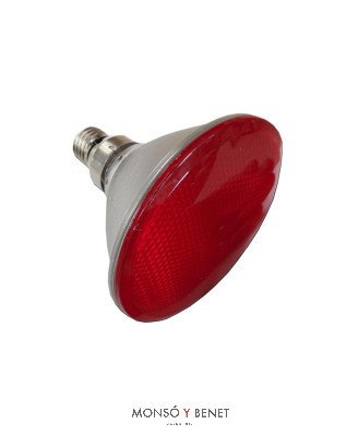 BOMBILLA PAR-38 COLOR 230V 80W E27