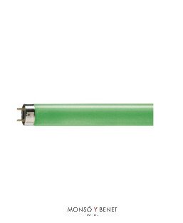 TUBO FLUORESCENTE FH COLOR VERDE 1A. MARCA 14W G 5